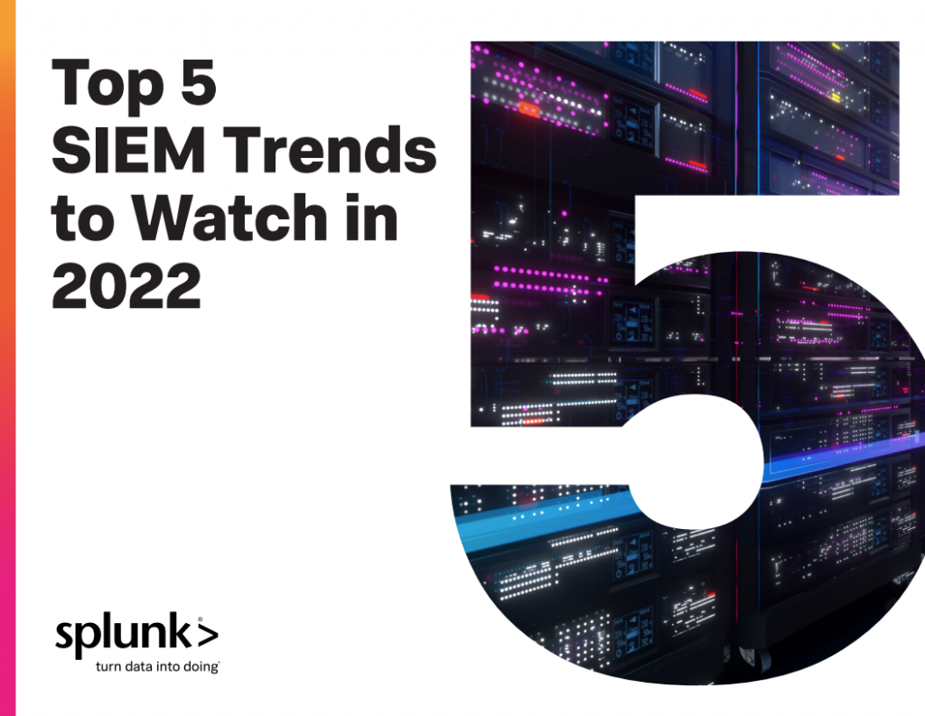 Imagen. Portada Top 5 SIEM Trends to Watch in 2022